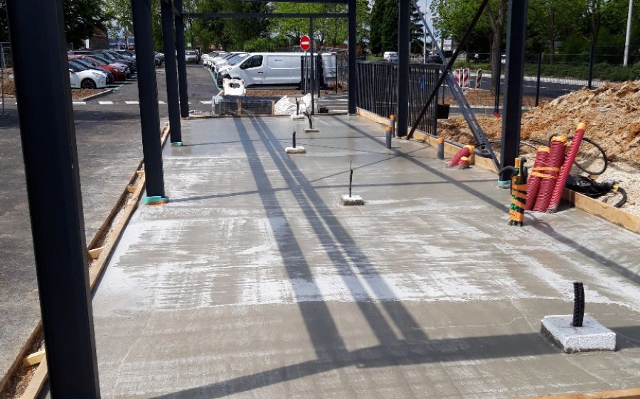 Construction d'un bâtiment à Evreux