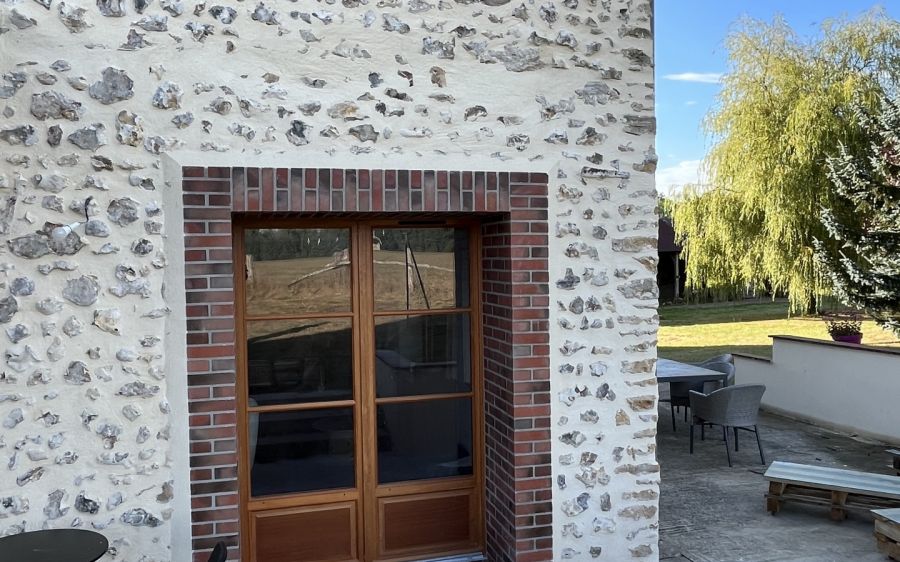 Ouverture exterieur à Moutiers au Perche